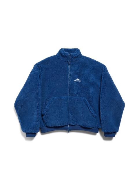 BALENCIAGA Men's 3b Sports Icon Ski Zip-up Jacket in Light Marine Blue