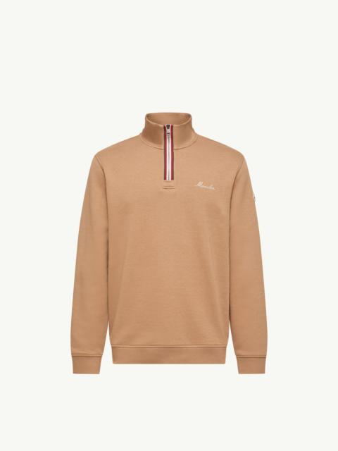 Embroidered Logo Turtleneck Sweatshirt
