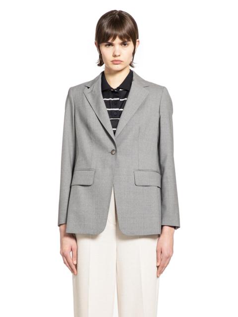 Max Mara Single-breasted Wollen Cloth Blazer