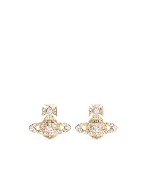 Vivienne Westwood Orb crystal-embellished stud earrings