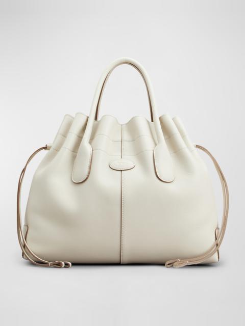 Tod's Drawstring Leather Top-Handle Bag