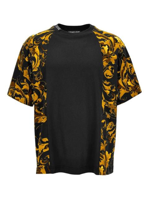 VERSACE JEANS COUTURE Barocco-print panelled T-shirt