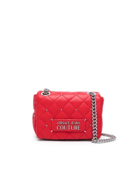 VERSACE JEANS COUTURE quilted studded crossbody bag