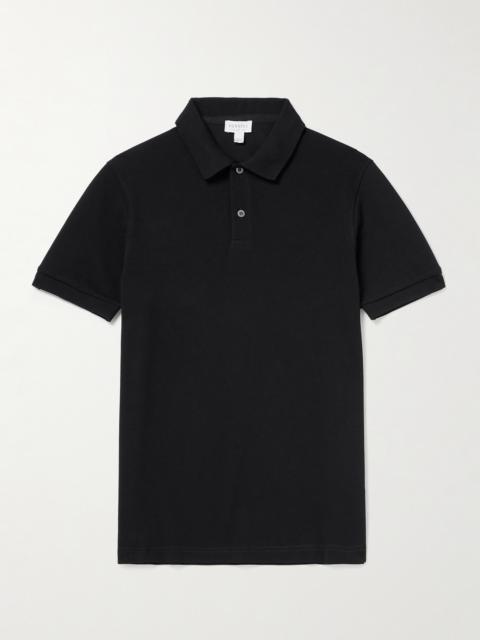Sunspel Cotton-Piqué Polo Shirt