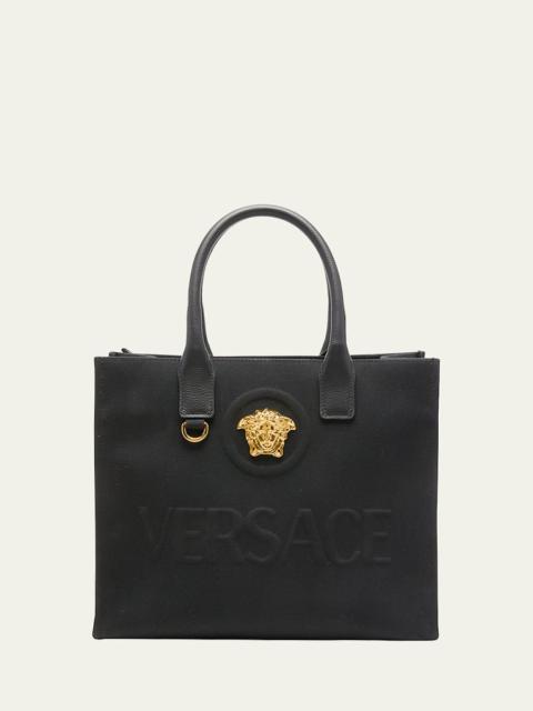 VERSACE La Medusa Mini Canvas Tote Bag
