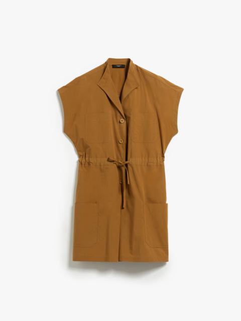 Max Mara CALDEO Cotton poplin jumpsuit