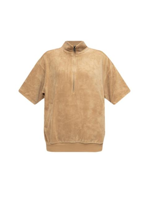 Velour sweatshirt