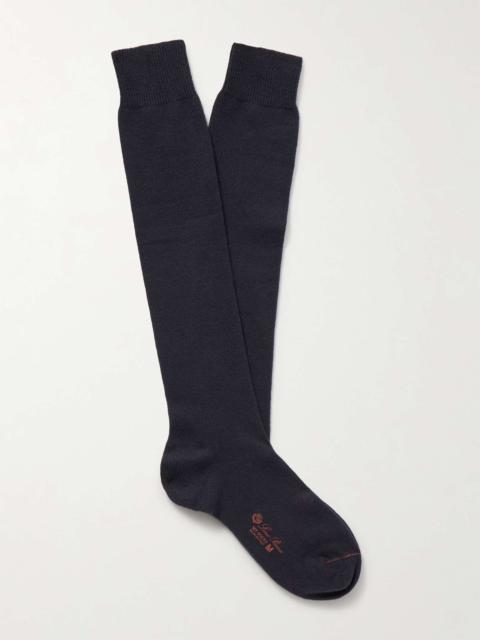 Stretch-Cashmere Socks