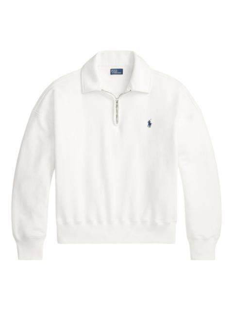 Polo Ralph Lauren zip-collar logo sweatshirt