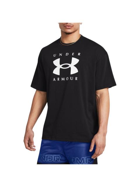 Under Armour Heavyweight Branded Oversized T-Shirt "Black / White" 1389146 001