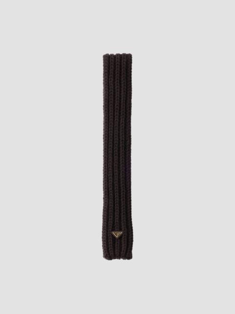Prada Women's Wool Scarf - Brown