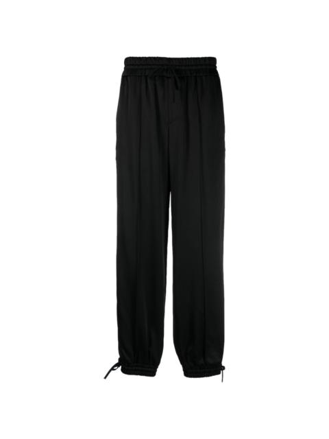 tapered-leg drawstring trousers