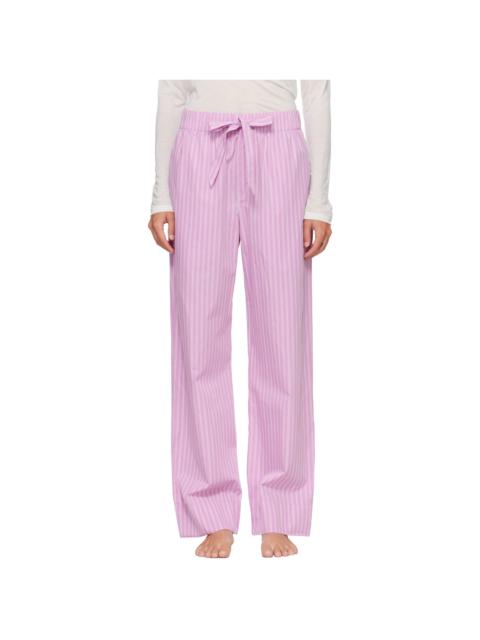 TEKLA Pink Poplin Pyjama Pants