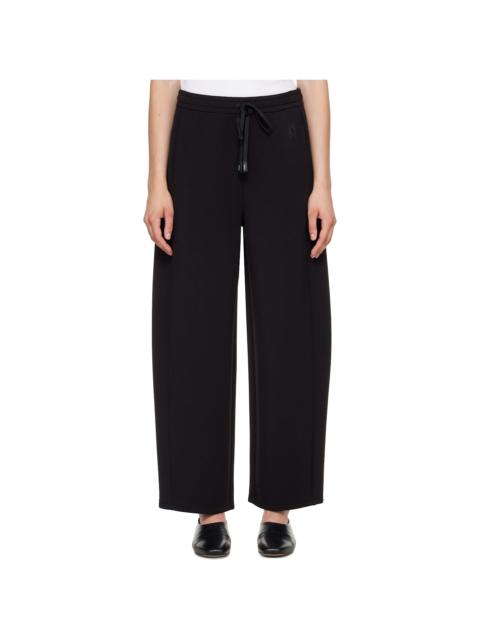 WEEKEND Max Mara Black Scuba Jersey Getto Trousers