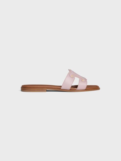 CELINE CELINE TRIOMPHE MULE in CALFSKIN | REVERSIBLE