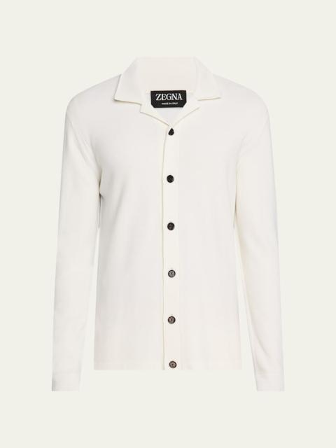 ZEGNA Men's Wool Knit Sport Sweater