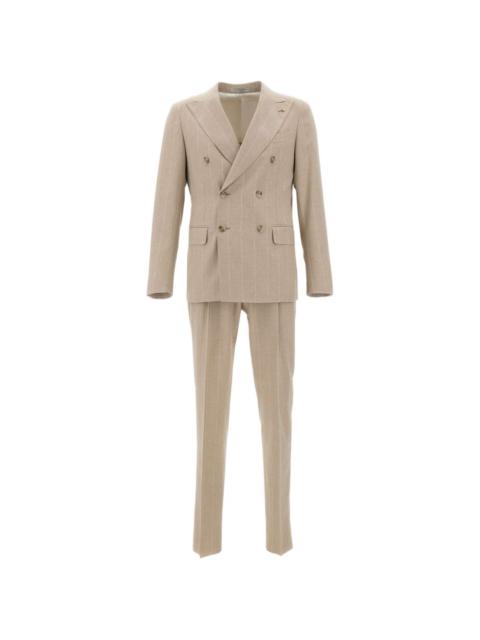 CORNELIANI pinstripe double-breasted suit