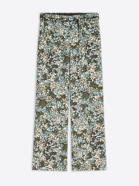 Dries Van Noten FLARED FLORAL TROUSERS