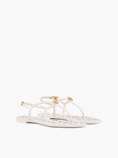 MCM Monogram Jelly Sandals