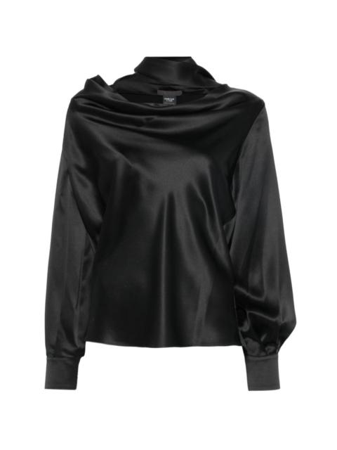 Max Mara cowl-neck silk blouse