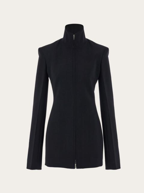 FERRAGAMO Fitted zip jacket