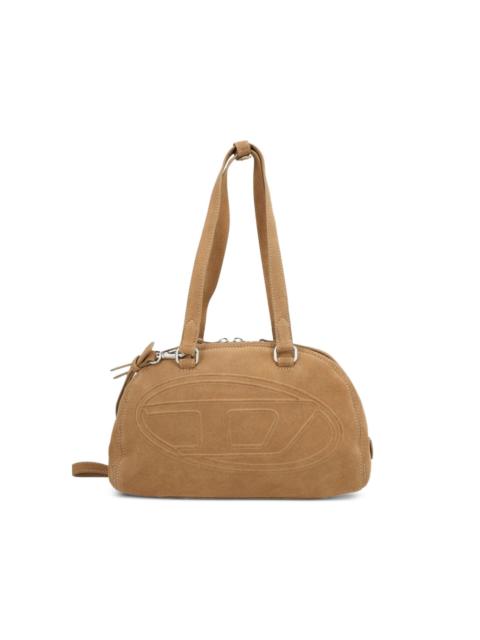 Diesel 1DR dome-suede shoulder bag with Oval D logo