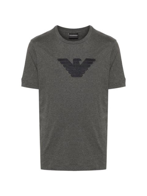 EMPORIO ARMANI logo-patch T-shirt