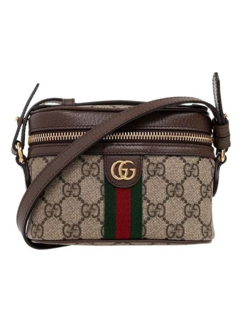 GUCCI (WMNS) Gucci Ophidia GG Top Handle Mini Bag 'Beige Brown' 699532-96IWG-8745