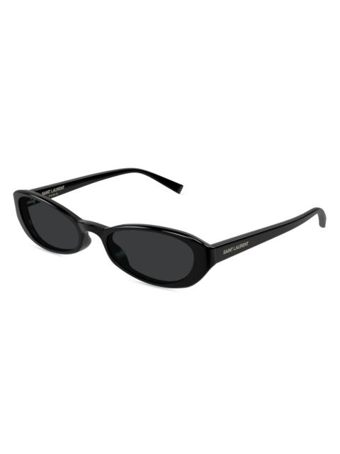 SAINT LAURENT Women's 51MM Oval Sunglasses - Black