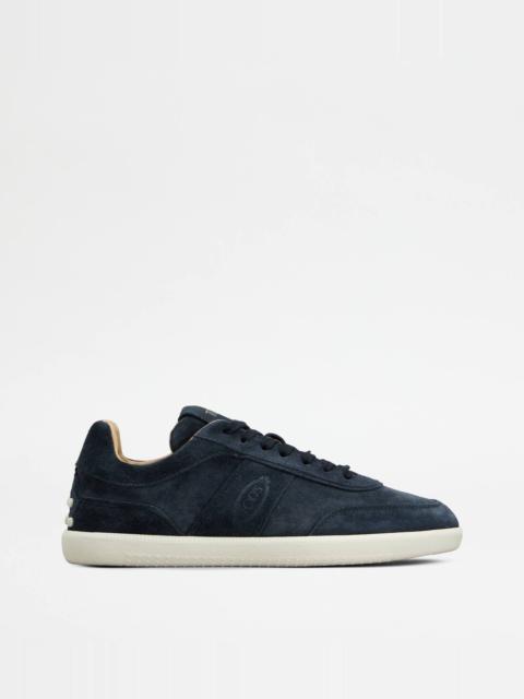 Tod's TOD'S TABS SNEAKERS IN SUEDE - BLUE