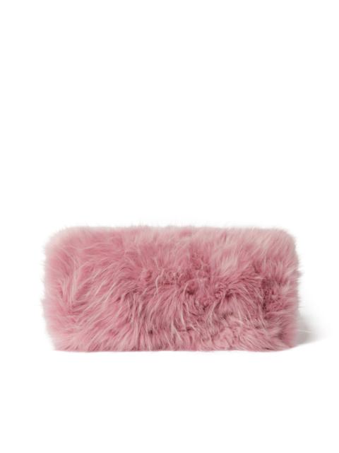 MSGM MSGM  faux fur pouch