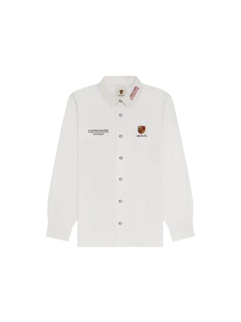 AIMÉ LEON DORE Aime Leon Dore x Porsche 993 Turbo Mechanic Shirt Bright White