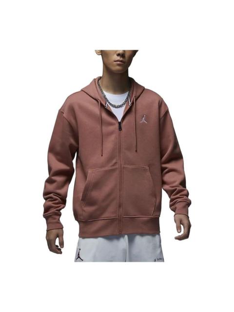 Jordan Air Jordan Full-Zip Fleece Hoodie 'Burgundy' FJ7772-810