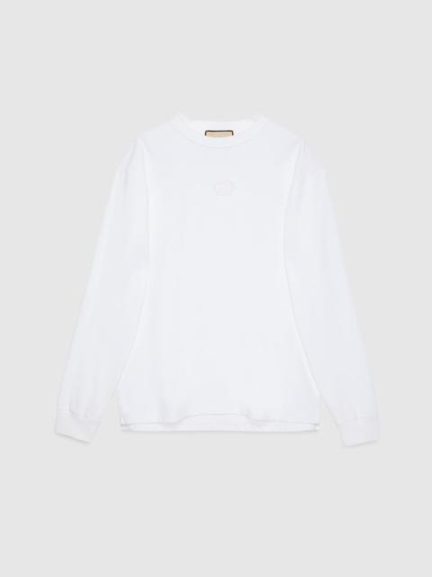 GUCCI Cotton jersey long-sleeved T-shirt