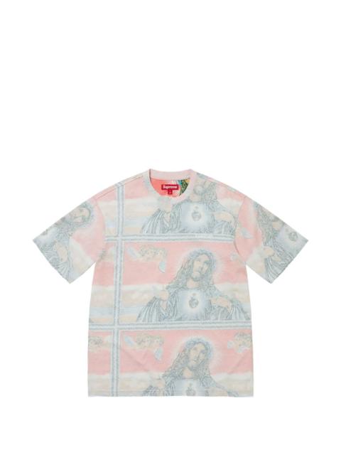 Supreme Jesus short-sleeved T-shirt