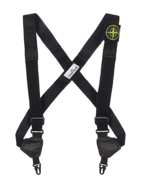 Stone Island 96070 MUSSOLA GOMMATA CANVAS ACCESSORIES_GARMENT DYED BLACK