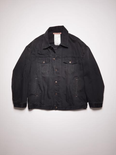 Oversized denim jacket - Washed Black