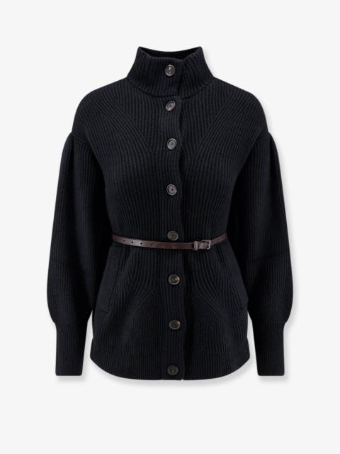 Brunello Cucinelli Wool, Cashmere And Silk Blend Cardigan