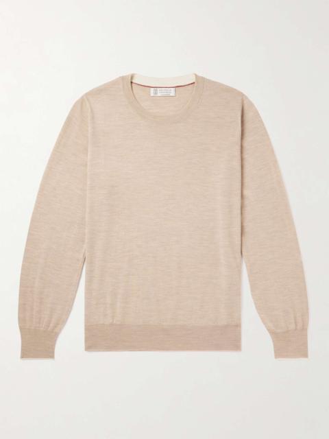 Brunello Cucinelli Wool and Cashmere-Blend Sweater