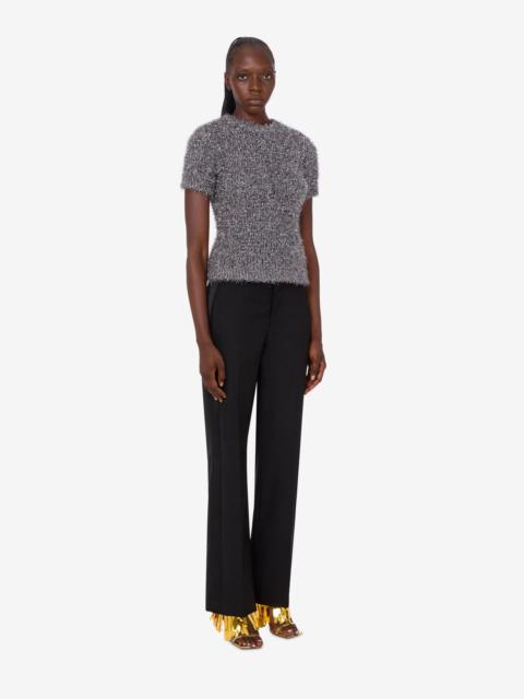 Moschino METALLIC EFFECT FABRIC SWEATER