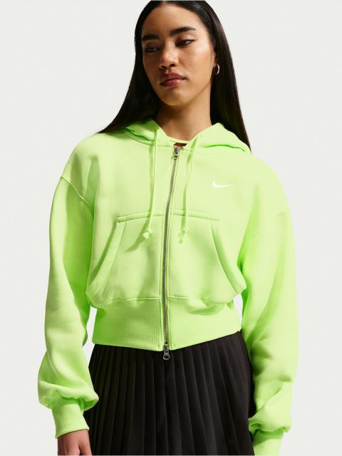 Nike Nike Sportswear Phoenix Fleece Women's Loose Full-Zip Cropped Hoodie