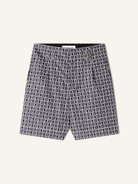 Lanvin PRINTED COTTON SHORTS