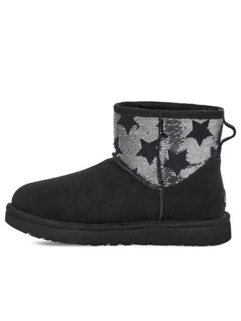UGG (WMNS) UGG Classic Mini Sequin Stars Star Black 1109441-BLK