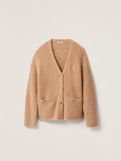 Miu Miu Cashmere and silk knit cardigan