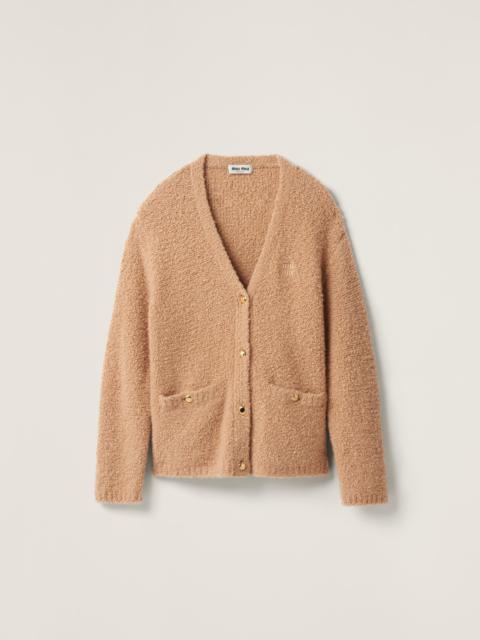 Miu Miu Cashmere and silk knit cardigan