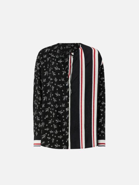 PINKO PRINTED VISCOSE JACQUARD SHIRT