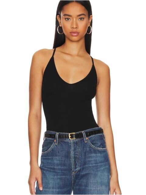 Enza Costa Knit V Racer Tank