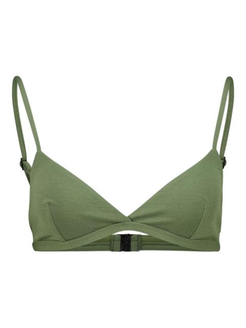 MATTEAU triangle-shape bikini top