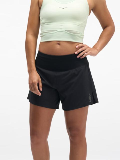 HOKA Women's Glide Short MR 5" 2in1 in Black