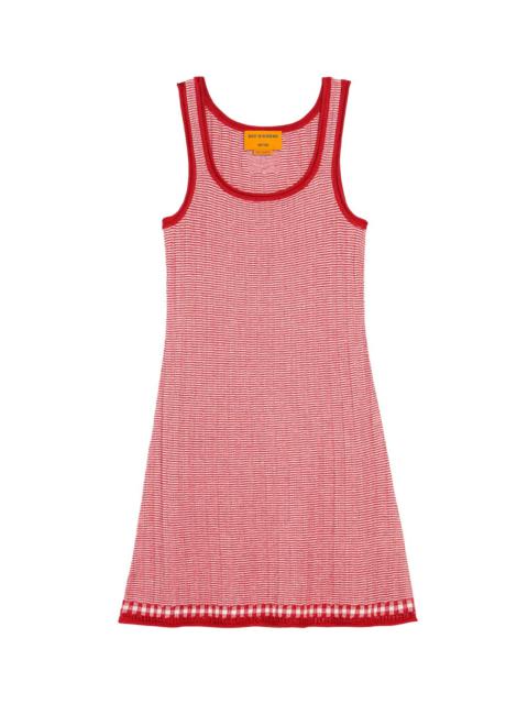 FINE STRIPE TANK DRESS